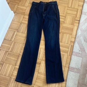 Mother Dark Wash Denim Hugh Rose Jeans